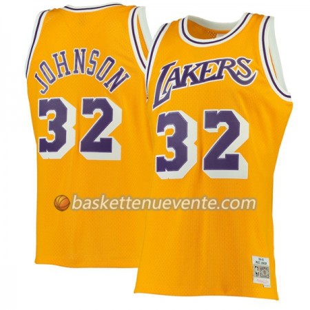 Maillot Basket Los Angeles Lakers Magic Johnson 32 Hardwood Classics Gris Swingman - Homme